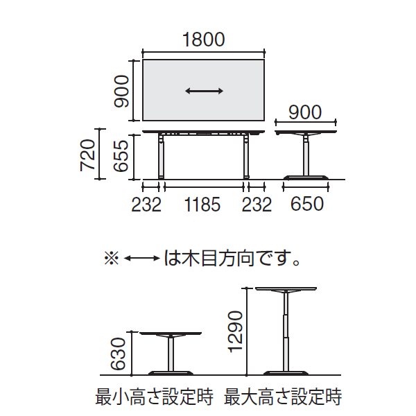 コクヨ SEQUENCE スタンダードテーブル