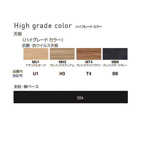 KOKUYO  SEQUENCE　コクヨ シークエンス マネージャー用 ミーティング用 会議テーブ 配線付 ハイグレードカラー 色見本　カラーサンプル