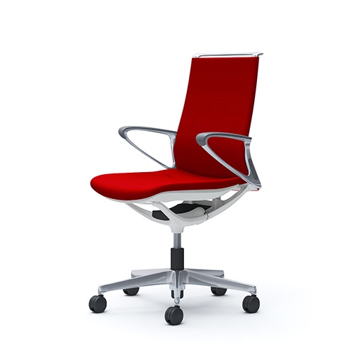 オカムラ モードチェア プレーン・ インターロック ミドルバック  アルミフレーム 5本脚 CA85BS-FXW/CA85BS-FS/CA85BZ-FXW/CA85BZ-FS