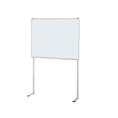 ナイキ ホワイトボード 壁面専用脚付ホーローホワイトボード W1200×D280×H1793 BBE412