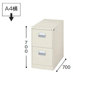 コクヨ GXワゴン 3段(T3) ダイヤル錠 ペントレー引き出し付き 薄型自在