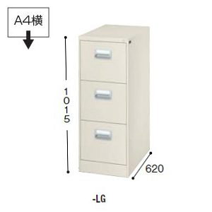 プラス　4段キャビネット B4サイズ プラス ファイリングキャビネット A4サイズ引き出しタイプ 1列-4