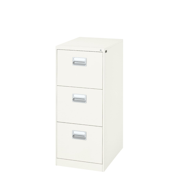 ナイキ ファイリングキャビネット B4サイズ引き出しタイプ 1列-3段 B4-3-WC