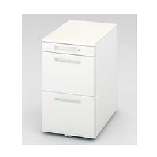 ナイキ XEDH型デスク ワゴン(H681mm)(3段：A4タイプ) W395×D600×H681 XE046ZC-W