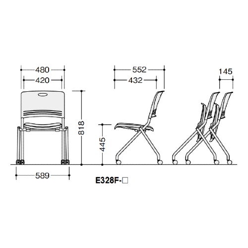 ナイキ　E328　サイズ