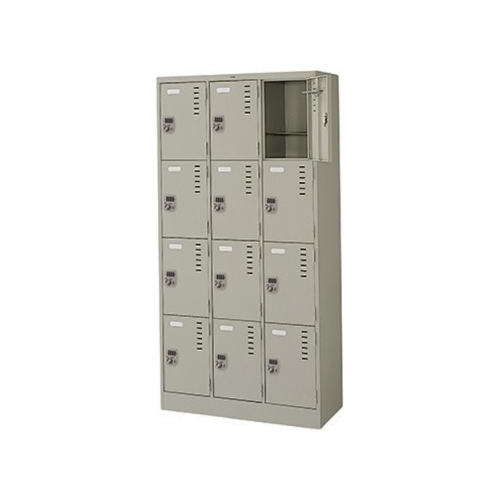 ナイキ LKロッカー 12人用ロッカー ダイヤル錠タイプ W900×D400×H1790 LK12D-AW/LK12D-W