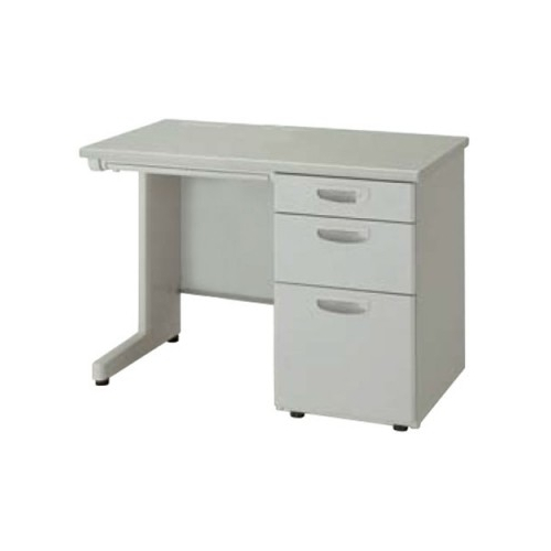 ナイキ NED型デスク 片袖デスク W1000×D700×H700 NED107B-AWH/NED107B-AWL