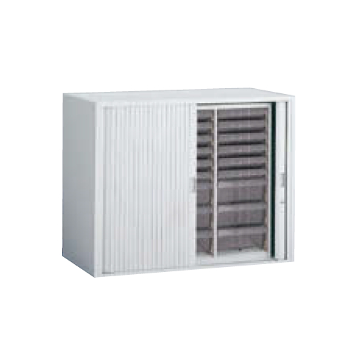 オカムラ レクトライン クリスタルケース シャッター扉 浅型6段3列/深型3段3列 上下兼用 W900×D450×H710 4B01TC-Z