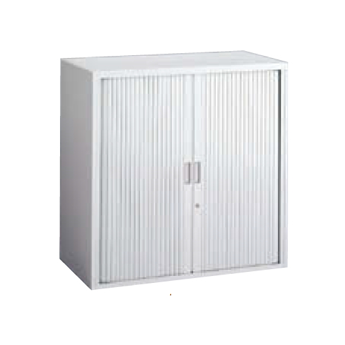 オカムラ レクトライン収納 シャッター書庫 上置き下置き兼用 W900×D450×H900 4B42ST-ZA75/4B42ST-Z13