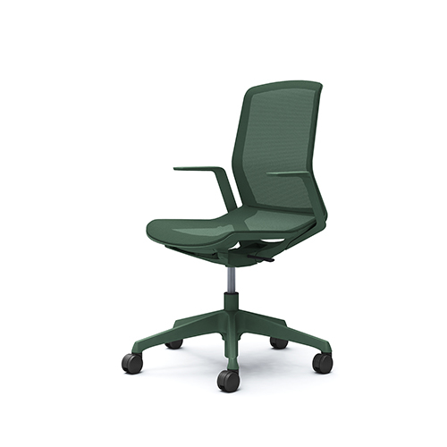 オカムラ(OKAMURA) チェア シナーラ(CYNARA) セージ　水色 送料無料】 オカムラ シナーラ CYNALA CD77 オフィスチェア デザイン