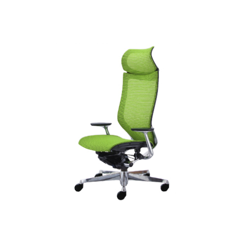 アトラスチェア エクストラハイバック 固定ヘッドレスト ポリッシュF ブラックB メッシュ CP27AA-FDH/CP27AA-FEH