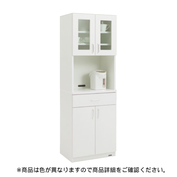 オカムラ 木製カップケース （開き戸）コンセント付 W600×D450