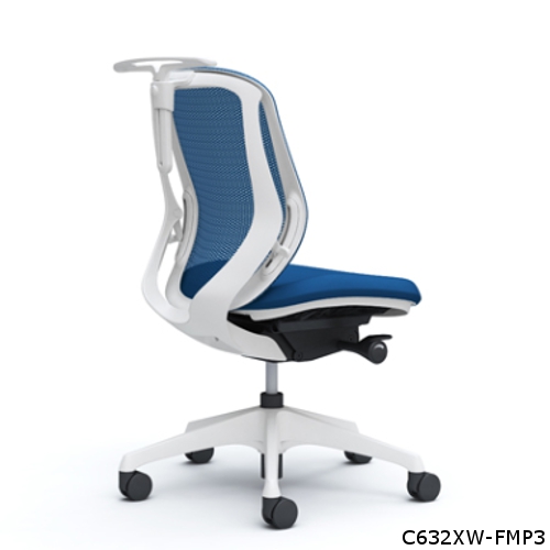 オカムラ シルフィーチェア ローバック メッシュタイプ 肘なし ハンガー付 樹脂成型脚 C632XR-FM/C632XW-FM