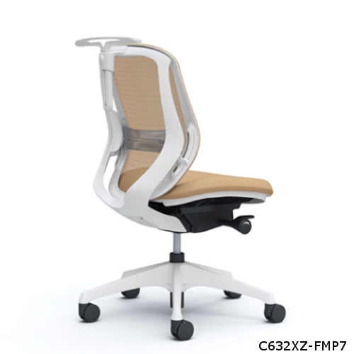 オカムラ シルフィー ローバック メッシュタイプ 肘なし ハンガー付 ランバーサポート付 樹脂成型脚 C632XS-FM/C632XZ-FM