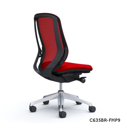 オカムラ シルフィーチェア ハイバック メッシュタイプ 肘なし ポリッシュ脚 C635BR-FM/C635BW-FM