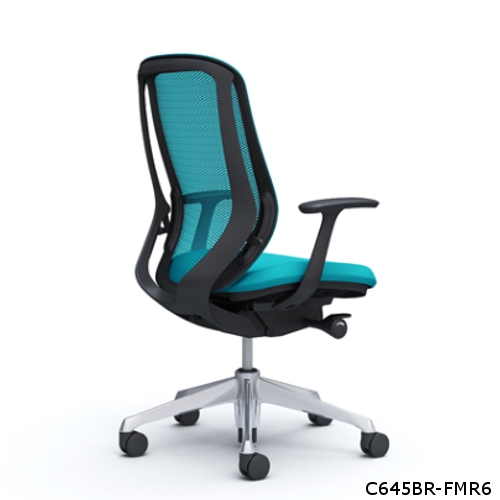 オカムラ シルフィーチェア ハイバック メッシュタイプ デザインアーム ポリッシュ脚 C645BR-FM/C645BW-FM