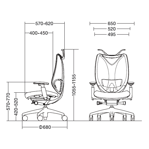 サブリナチェア　スタンダード　サイズ