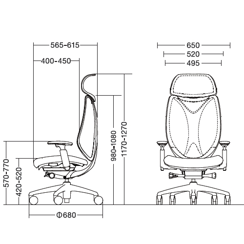 サブリナチェア　スタンダード　サイズ
