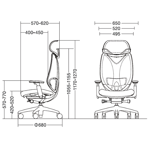 サブリナチェア　スタンダード　サイズ