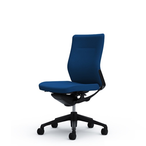 オカムラ  コーラルチェア クッション ミドルバック ブラック体 ブラック枠 ハンガー・ランバー無 肘無し CQ33MR-FS