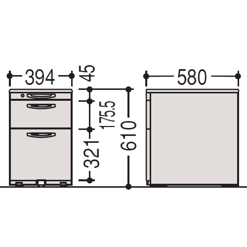 オリカラモカDRSS23個セット オカムラ okamura アドバンス－Sデスク(ADVANCE-S) 片袖デスク W1200