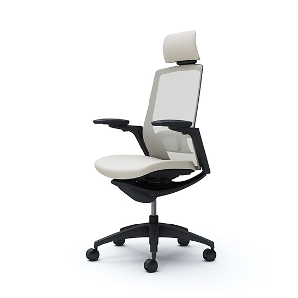 オカムラ フィノラチェア エクストラハイバック 座クッション ブラックパネル ブラック脚 アジャストアーム C78CMS-F1G/C78CMS-F1H