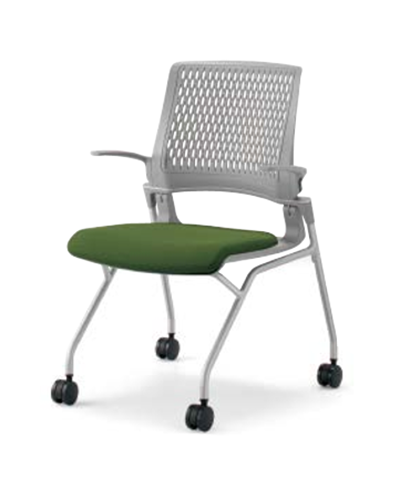 コクヨ ミーティングチェア オルディナチェア 背樹脂タイプ 肘付きチェアー CK-691E3C/CK-691E6C