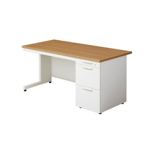 プラス LEED(リード) 片袖デスク L字脚 A-3段袖 LE-147A-3 W1400×D700