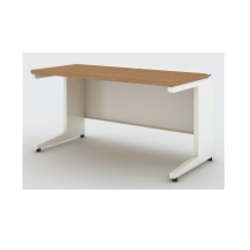 プラス PLUS US-W ユーエスダブリュー 平机 L字脚 UR-147WH W1400×D700