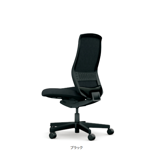 プラス KT-7 メッシュ 樹脂脚 ハイバック  肘なし KC-KT702ML