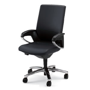 コクヨ フィロソフィーチェア スタンダード 肘付 本革 CR-G381APLQ04／CR-G381APLQB6