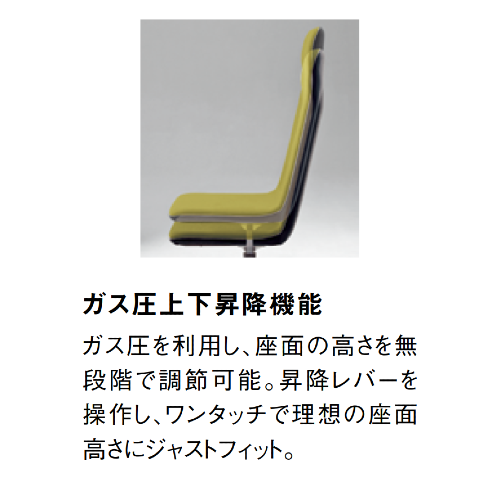 プラス ミーティングチェア アルフィーノ (ALFINO) MB-OM70SL-N 27-008