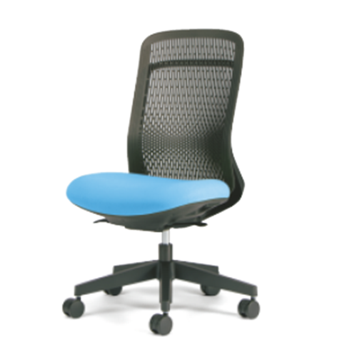 プラス トライチェア メッシュ ハイバック 肘無 KC-TR61SEL