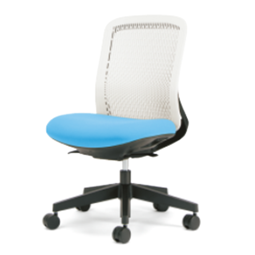 プラス トライチェア メッシュ ローバック 肘無 KC-TR50SEL