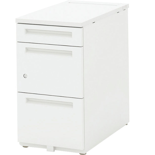 内田洋行 内田洋行 スカエナデスク Ktype 脇デスク SKH7 A4-3段 ロング