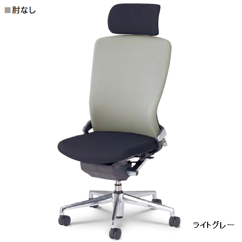 ウチダ パルス(Pulse)チェア クロスバックタイプ　樹脂カバー ヘッドレスト付 肘無 PA2-500C 5-346-551