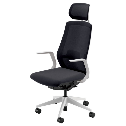 内田洋行 セレッツァチェア 背ミックスドメッシュ ヘッドレスト付 Ｌ型肘付 ランバー付 樹脂脚 5-362-841/5-362-861