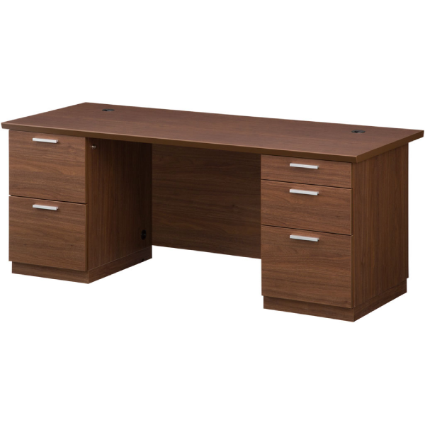 内田洋行 役員用家具 EDファニチュア SH-Nシリーズ 両袖デスク W1800×D750×H720mm 6-320-8412