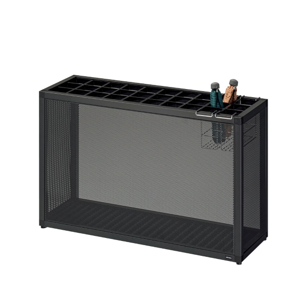 内田洋行 カサタテ スタンダードシリーズ クローズタイプ 折り畳み傘受付 30本用 アジャスター 6-407-1233