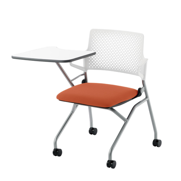 ウチダ ミーティングチェア FM-345シリーズ ネスティング脚 A3メモ台 FM-345 WST3 6-113-102/6-113-152