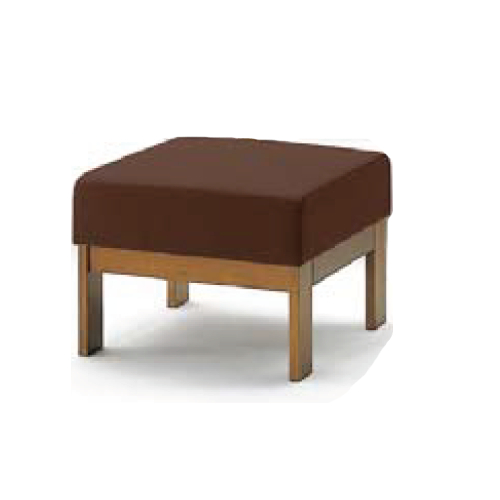 ウチダ 応接セット RS-16N スツール RS-166N・スツール ブラウン（布） 6-260-1673