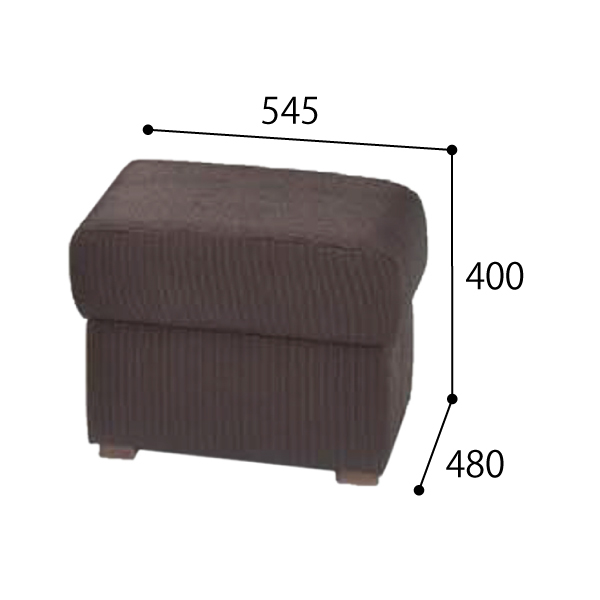 ウチダ 応接セット RM-36 チェア RM-366・スツール 6-260-3664/6-260-3665