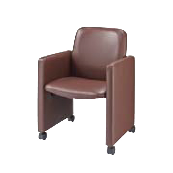 ウチダ 応接ミーティング RC-13N チェア RC-13N型　肘木なし ビニールレザー張り 6-250-1320/6-250-1322