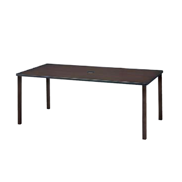 ウチダ 応接ミーティング RC-13N テーブル ミーティングテーブルRCT-12N2型 ダークオーク 6-290-1234