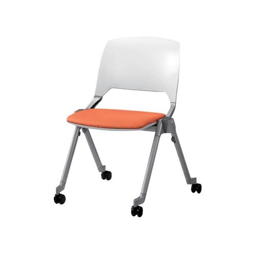 ウチダ ミーティングチェア FM-320シリーズ キャスター脚 FM-320CN 背ヌード 肘なし 6-110-420