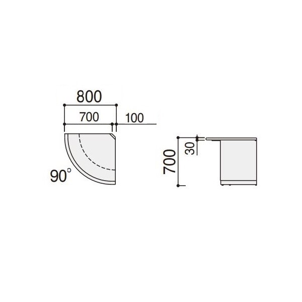ウチダ システムカウンター ビジット-スタンダード(VISIT-standard) 