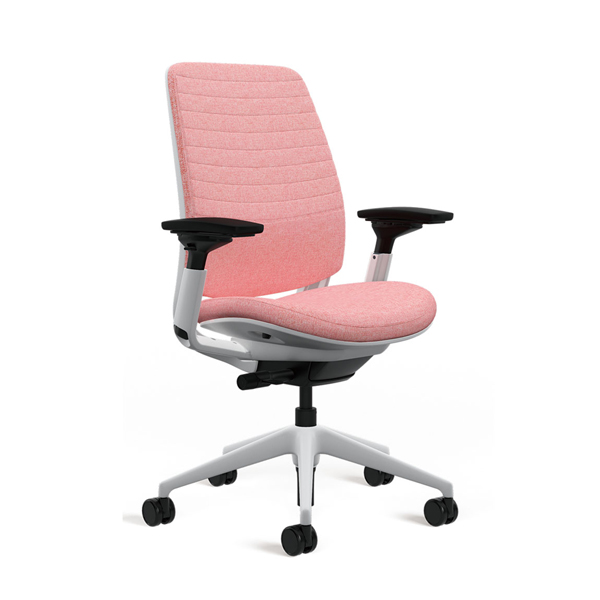 ウチダ スチールケース シリーズ2チェア 背キルティング シーガルフレーム 4Dアジャスタブルアーム 樹脂脚 5-323-32