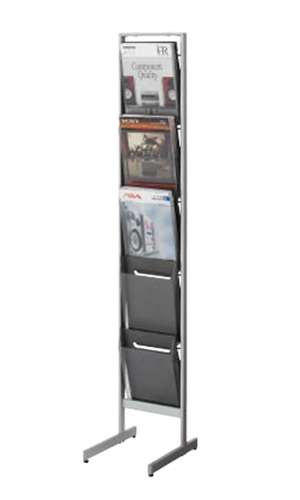 コクヨ パンフレットスタンド A4サイズトレータイプ 片面 厚型 A4判用・1列5段 ZR-PS311