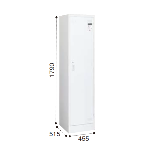 コクヨ LKロッカー ホワイトタイプ 1人用ロッカー オートダイヤル錠