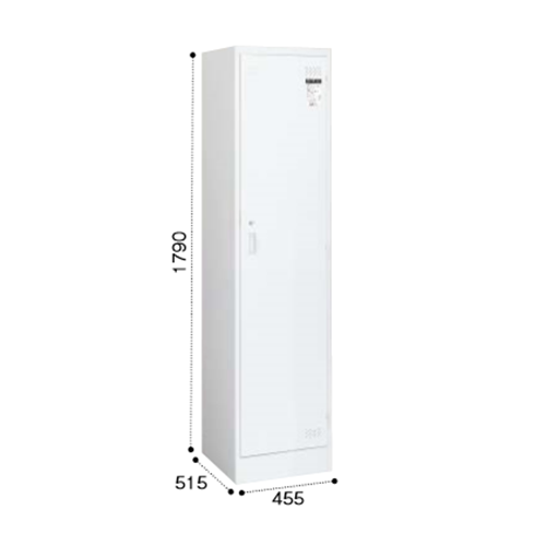 コクヨ　LKロッカー 1人用ロッカー ホワイトタイプ ワイドタイプ W455D515H1790 ダイヤル錠 LK-DN1SAWN